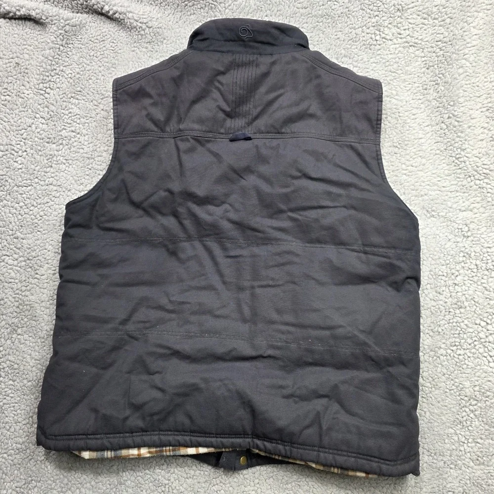 Craghoppers‎ mens puffer Blue Utility vest size Xlarge Flannel Lining